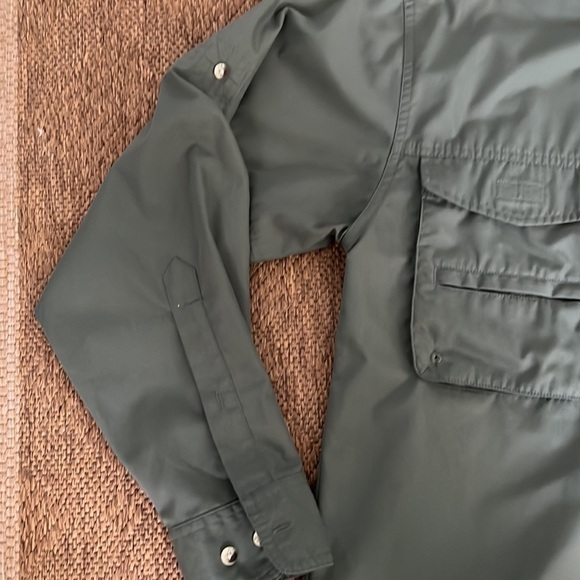 L.L.Bean Buzz Off insect shield repellent apparel Fishing Camping Shirt S - Picture 5 of 12